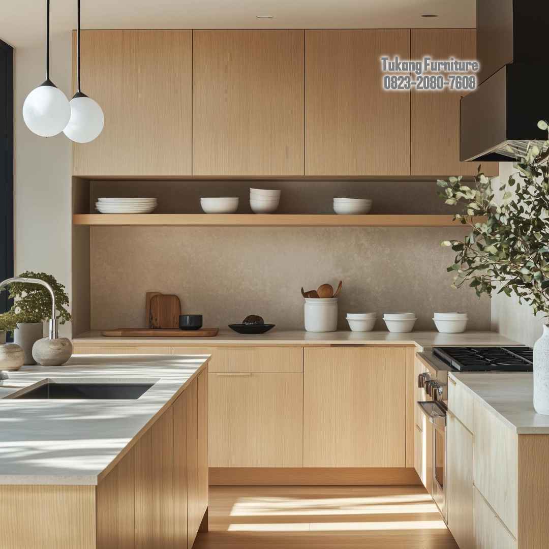 Desain Lemari Gantung Dapur Kecil Sederhana Ruangan Sempit