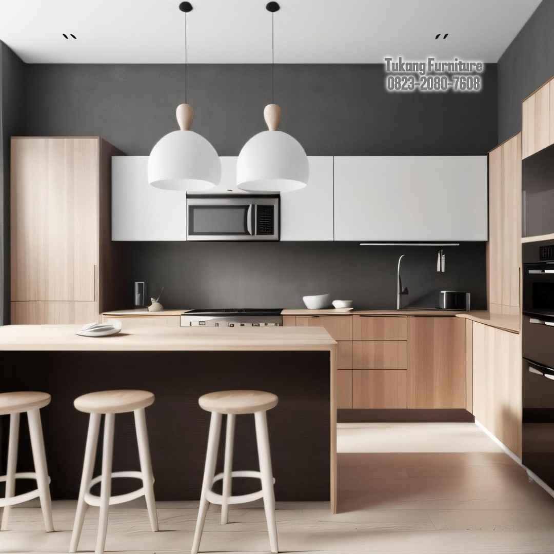 Kitchen Set Custom untuk Dapur Kecil Penyimpanan Maksimal