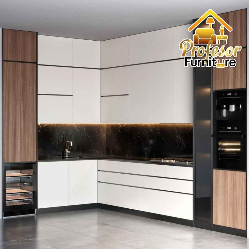 Jasa Pembuatan Lemari Gantung Dapur Custom di Bantargebang