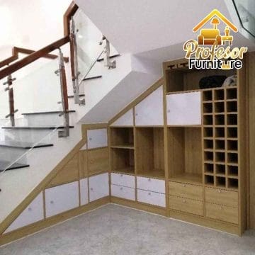 Inspirasi Model Lemari Bawah Tangga Minimalis Rumah Sempit