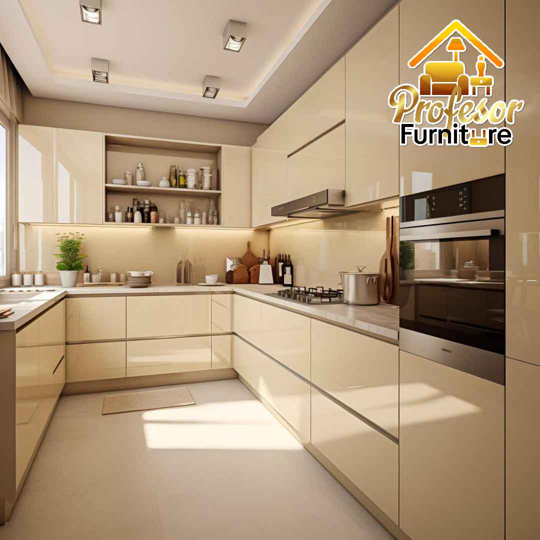 Model Lemari Dapur Minimalis Terbaru dengan Rak Serbaguna