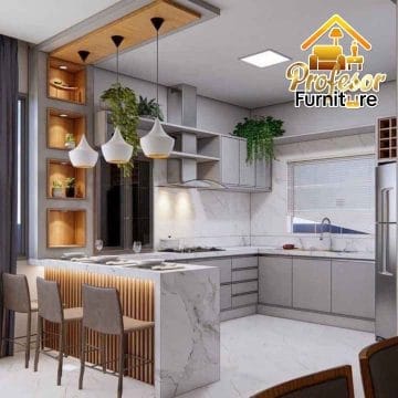 Buat kitchen set custom minimalis di Mustika Jaya Bekasi