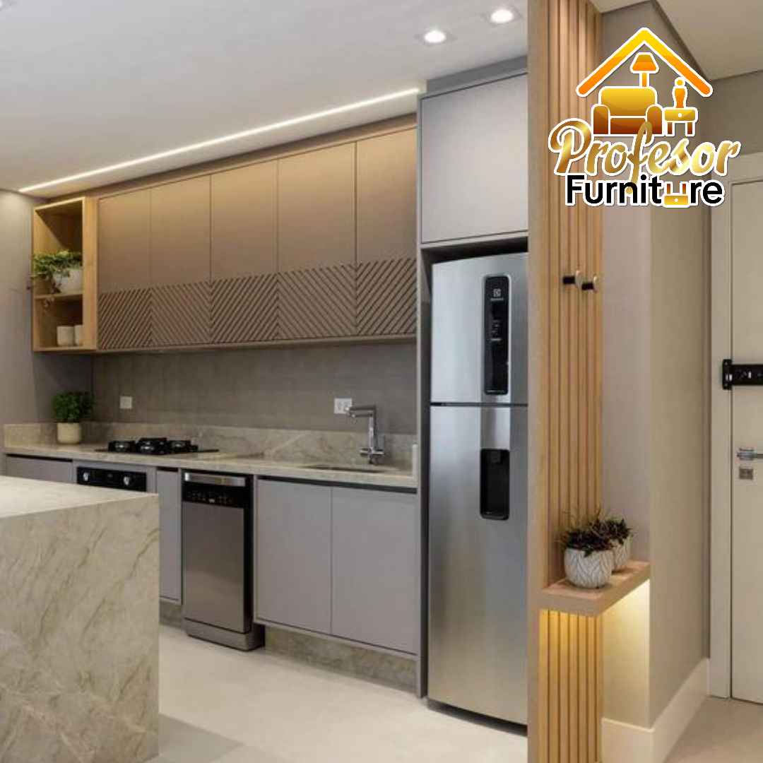 Buat kitchen set custom minimalis di Mustika Jaya Bekasi