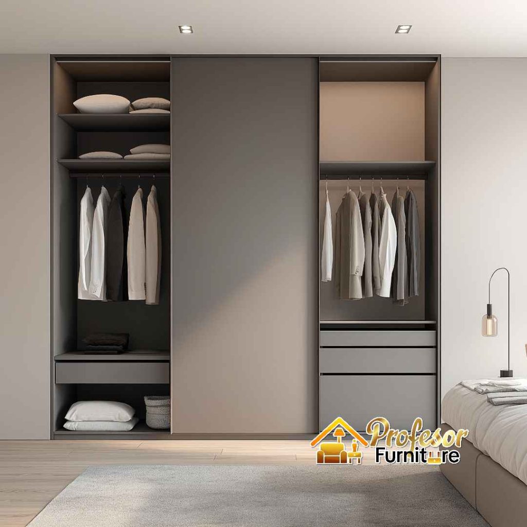 lemari pakaian pintu geser