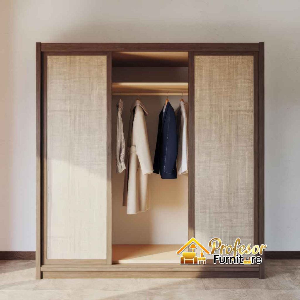 lemari pakaian pintu geser