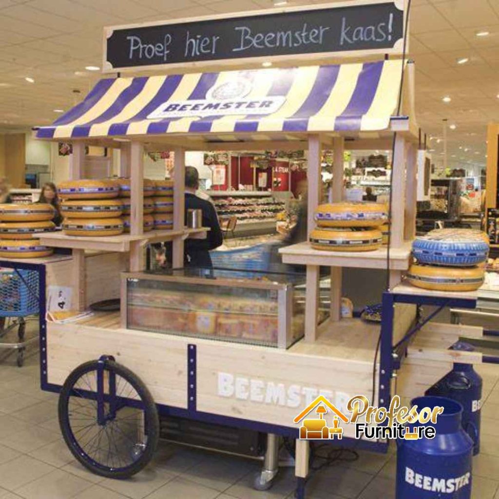 Jasa Pembuatan Booth Jualan Kekinian Custom di Cileungsi Bogor