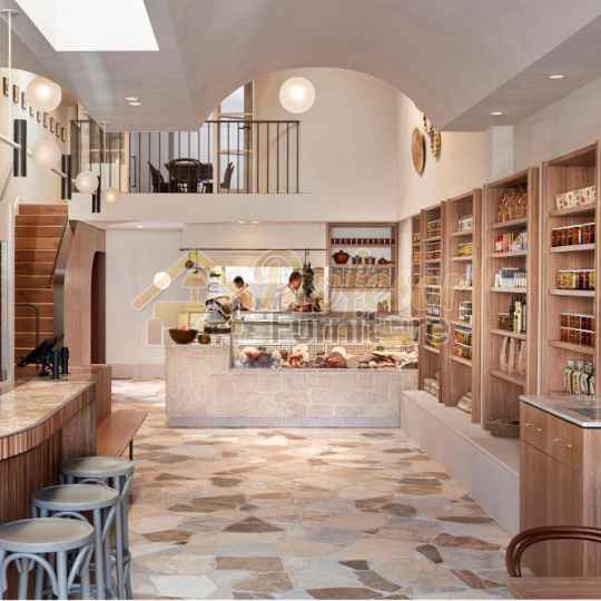 Meja display toko roti Bekasi model minimalis custom Meja display toko roti Bekasi model minimalis custom