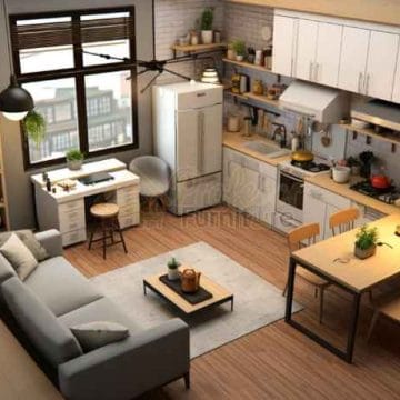 Custom Furniture Pasar Rebo Jakarta Timur kitchen set minimalis HPL