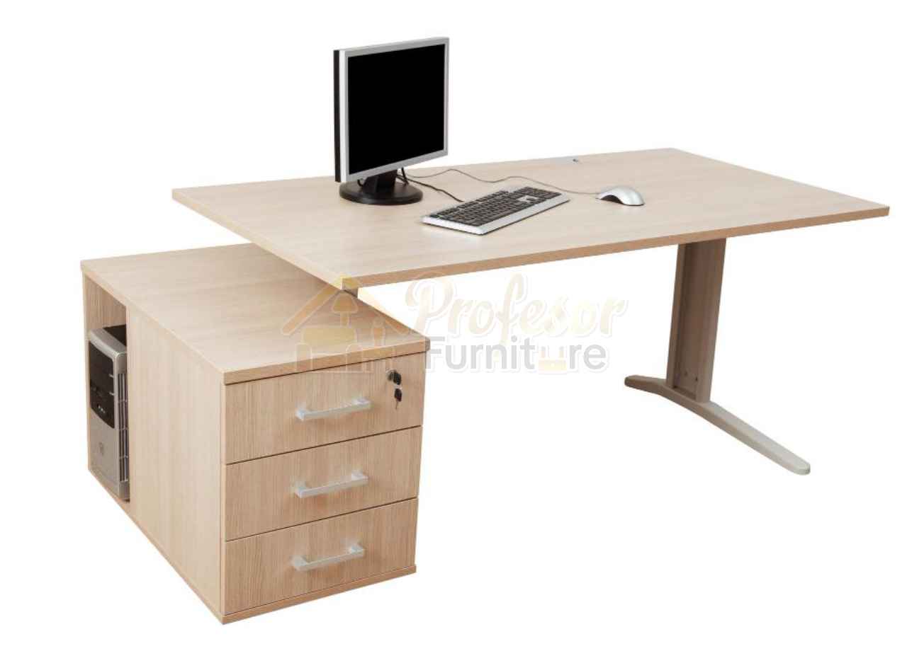 Meja komputer custom Bekasi desain minimalis modern