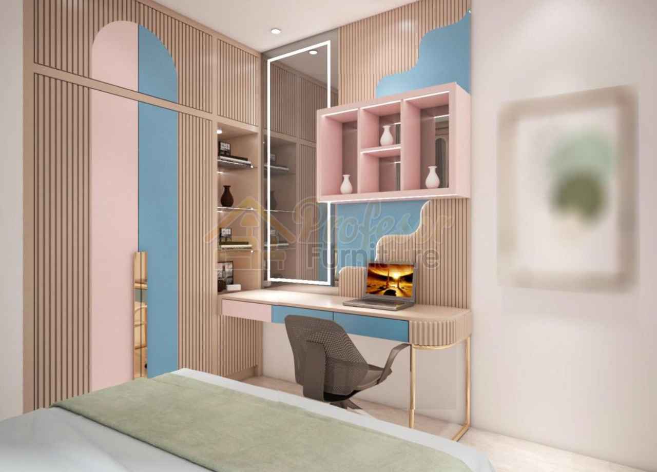 Meja rias minimalis Bekasi Timur desain scandinavian terbaru