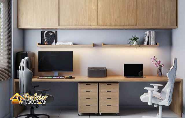 Custom Furniture Gambir Jakarta Pusat meja kerja minimalis untuk WFH