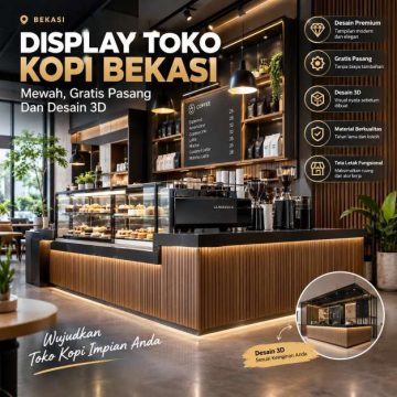 Display Toko Kopi Bekasi